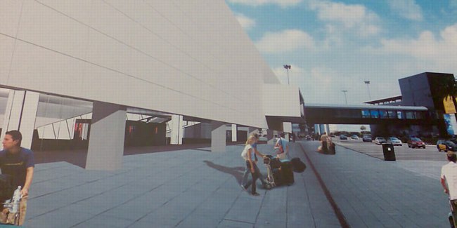 Nuevo edificio intermodal de la terminal norte del aeropuerto del Prat